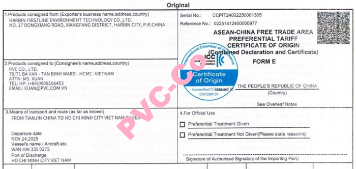 PVC-Co & FirstLine RO Vessel