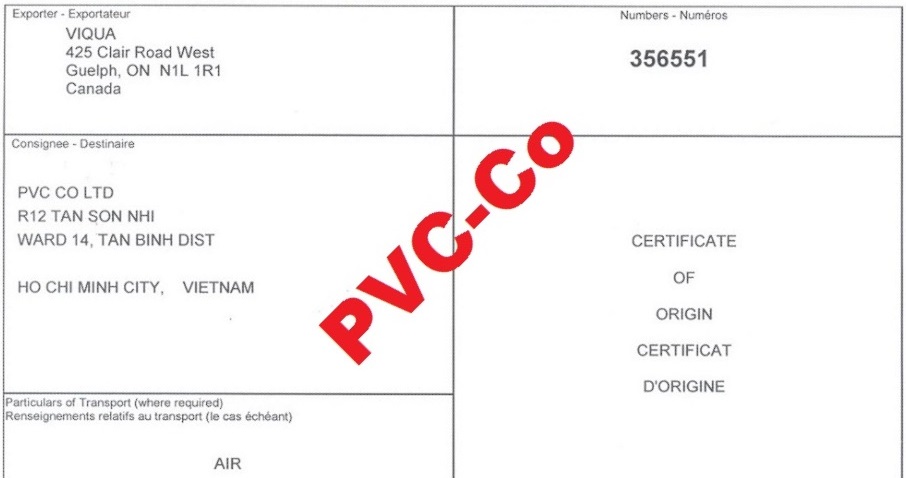 PVC-Co & Viqua UV CO